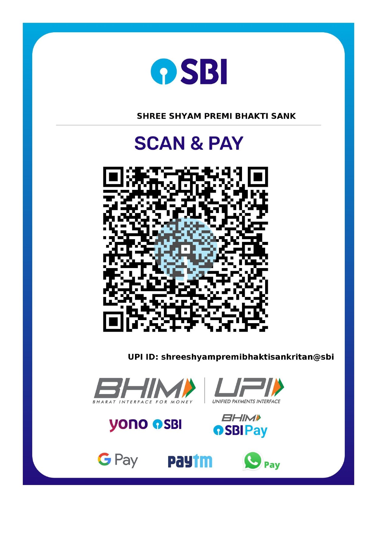 Bank QR Code Request